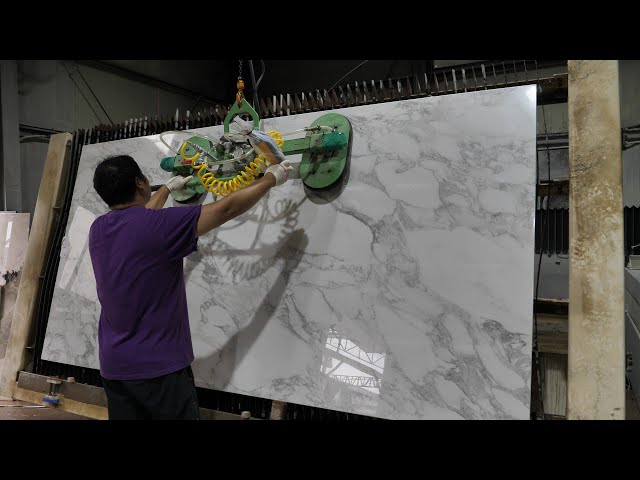 The process of making a table out of ceramic harder than metal. furniture factory in korea