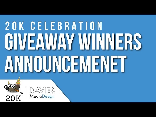 Giveaway Winners Announcement!