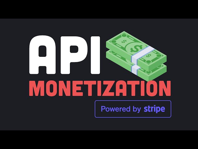 Make Money from your API Tutorial