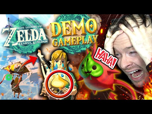 KROGS in ZELDA TOTK?! 😡 Zelda Tears of the Kingdom Gameplay Demo Reaktion