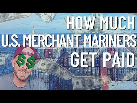 HOW MUCH I MAKE WORKING ON SHIPS | US MERCHANT MARINER PAY | SAILOR'S WAGE EXPLAINED