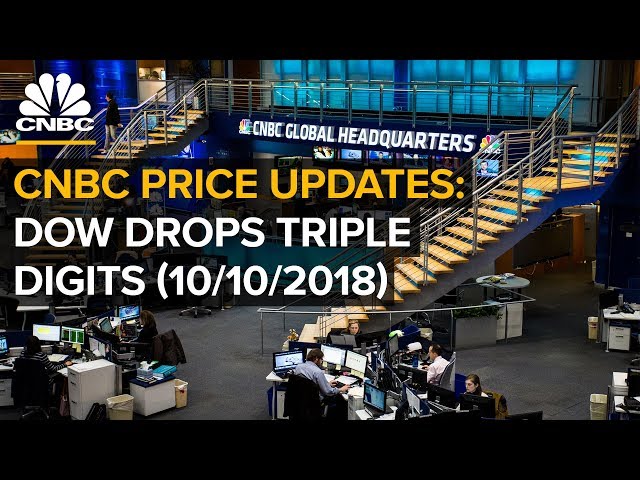 CNBC price updates: Dow drops triple-digits — (10/10/2018)