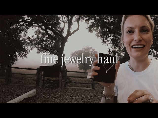 fine jewelry unboxing & why I'm switching to white gold pieces