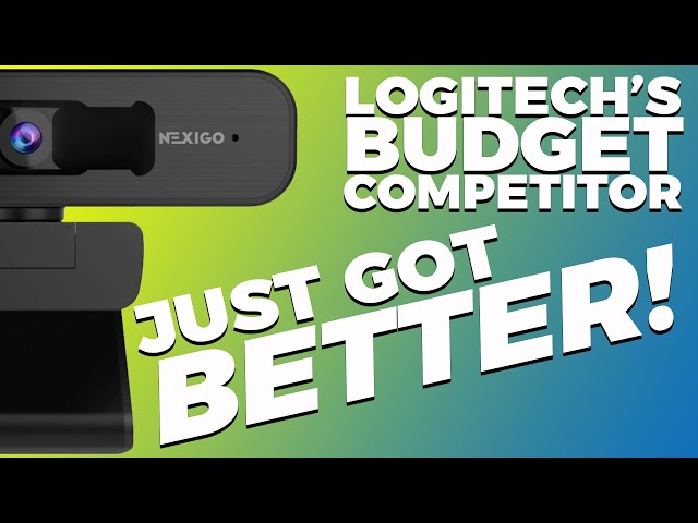Webcam Vs. DSLR -- Logitech's budget competitor just got even better! Nexigo Software Utility
