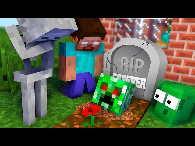 Monster School : RIP Creeper - Minecraft Animation