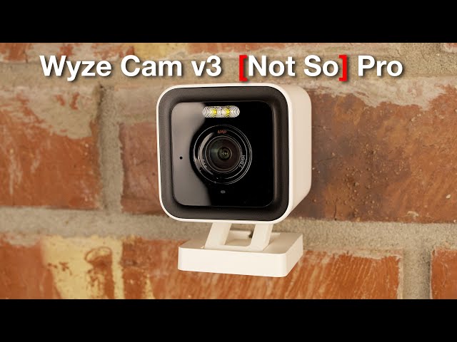 Wyze Cam v3 Pro: Not a Pro Camera?