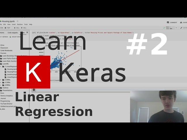 Predict Housing Prices Using Linear Regression | Learn Keras #2