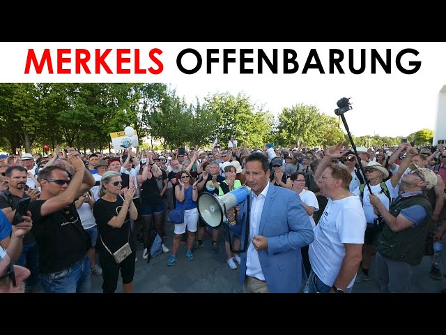 Wunder von Berlin: Verheimlichte Spontandemo vor dem Kanzleramt & Reden & Festnahme Thorsten Schulte