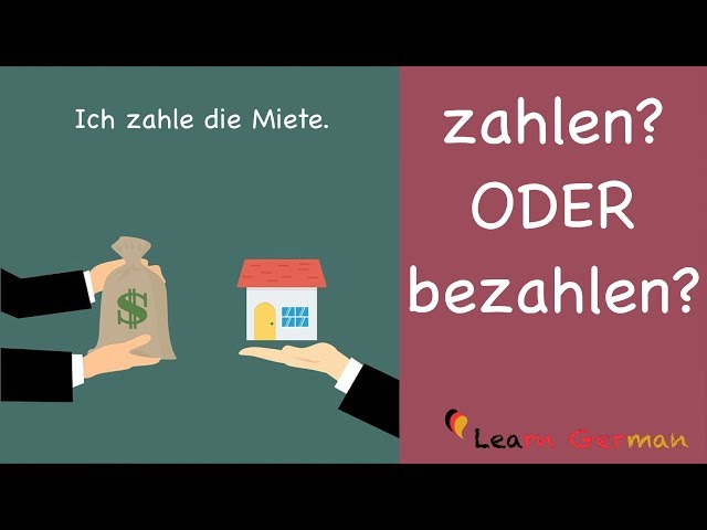 Learn German | Common Mistakes in German | zahlen oder bezahlen? | A1 | A2