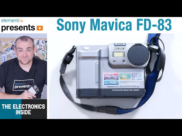 Sony Mavica FD-83 Floppy Disk Camera Teardown - The Electronics Inside