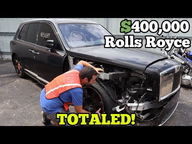 I Found a $400,000 Rolls Royce Cullinan at Salvage Auction! It should be SAVED!
