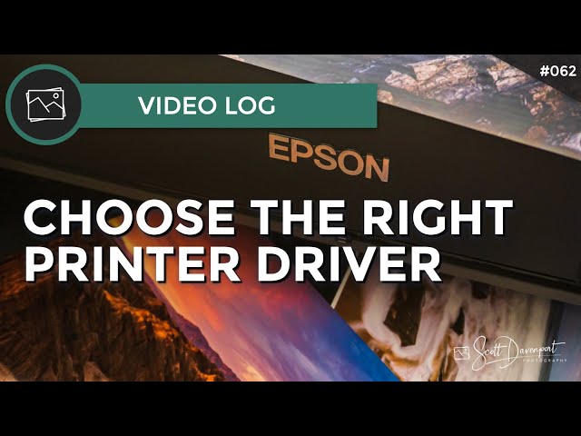 Choose The Right Printer Driver For Better Photo Prints