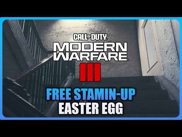 MW3 Zombies - Free STAMIN-UP Easter Egg (Secret Free Perk)