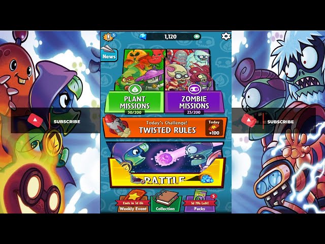Twisted Rules| Daily Challenge Day 4 | 3 September 2022 | Pvz Heroes