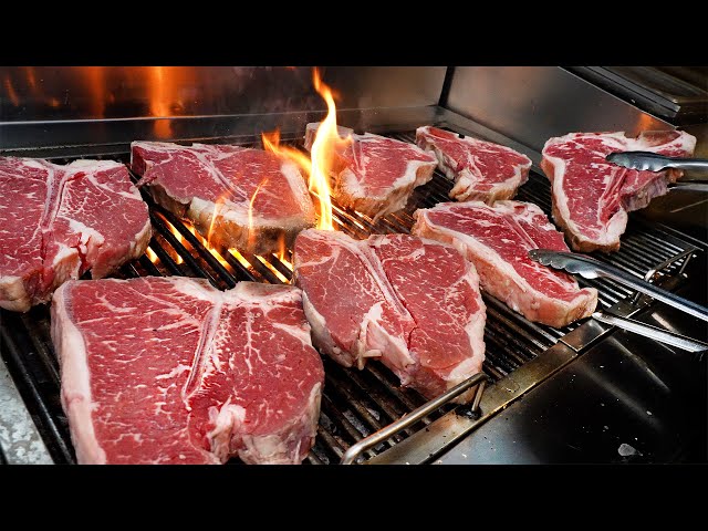 Amazing! Grilled steak and delicious Italian spaghetti of famous chef. etc. TOP3 grilled dishes.