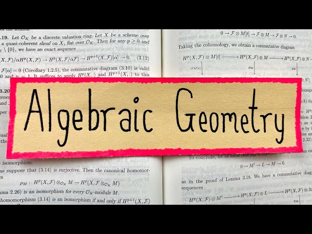 What is algebraic geometry?