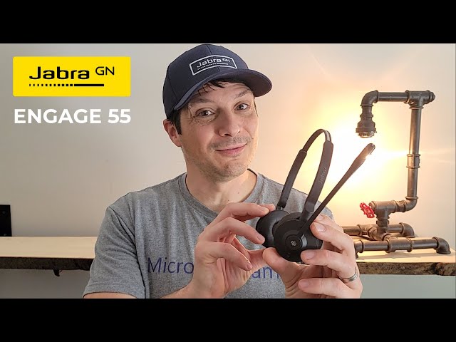 Jabra Engage 55 - DECT Headset Unboxing, Device Overview, Audio Demo, Range Demo, & MSFT Teams Demo