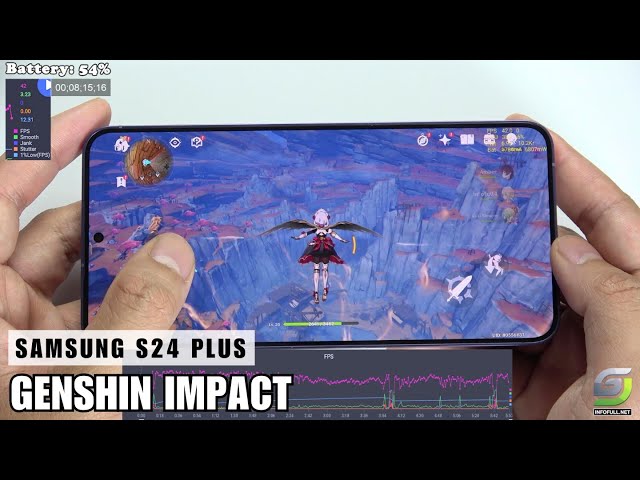 Samsung Galaxy S24 Plus test game Genshin Impact Max Setting | Exynos 2400