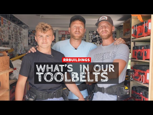 What's In OUR ToolBelts!!  RR Buildings Crew Edition