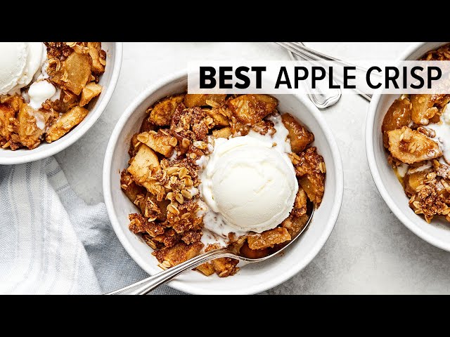 The Best APPLE CRISP Recipe (Better Than Apple Pie!)
