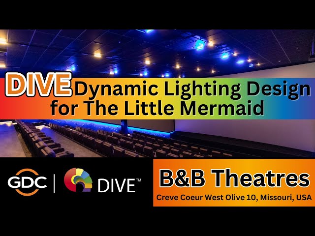 DIVE Dynamic Lighting Design: The Little Mermaid. Make a Cinematic Pre-show Impact!