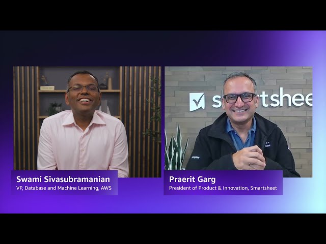 Generative AI Journeys - Fireside Chat with Smartsheet | Amazon Web Services