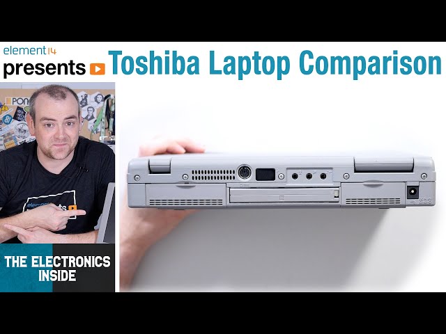 90's Toshiba Laptop Comparison - The Electronics Inside