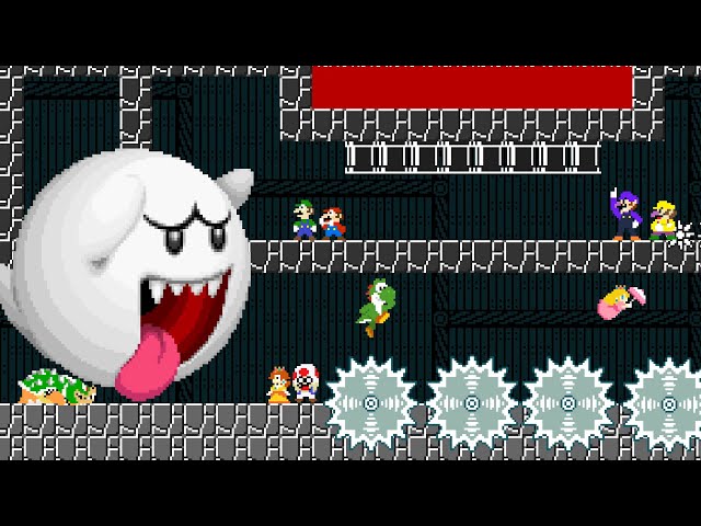 Team Mario's King Boo Mansion Maze Escape
