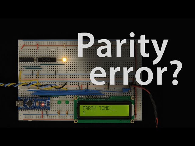 Error detection: Parity checking
