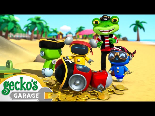 Treasure Hunt | Gecko's Garage | Cartoons For Kids | Toddler Fun Learning