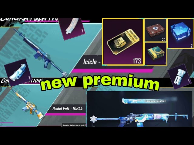 new premium crate opening pubg mobile | maxing new mini14 from premium (full max)  | new premium