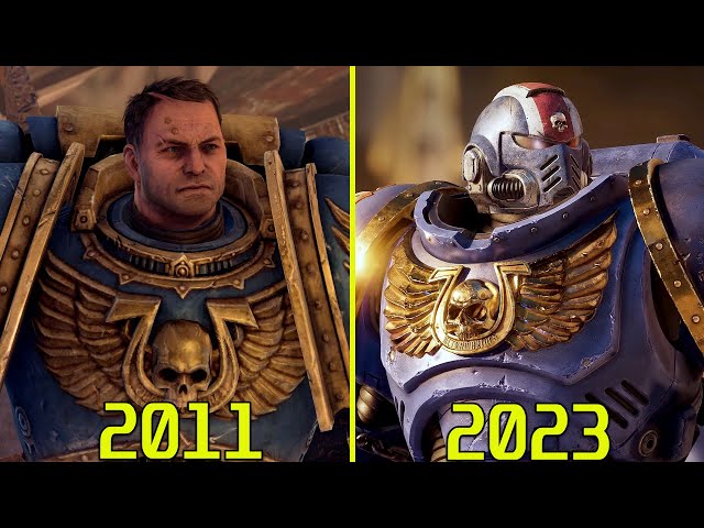 Warhammer 40K: Space Marine vs Space Marine 2 Early Graphics Comparison
