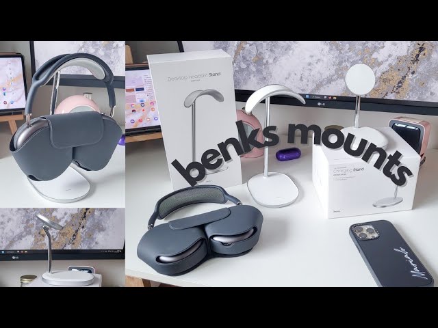 unboxing Benks AirPods Max Stand + MagClap Wireless Charger | desk makeover ep. 6