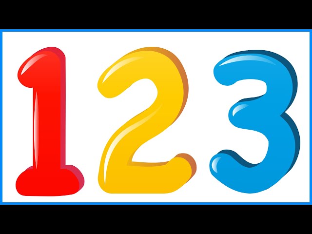 123 Number Names | 1234 Cartoon | 12345 Numbers Song | 1-10 Preschool Learning Videos