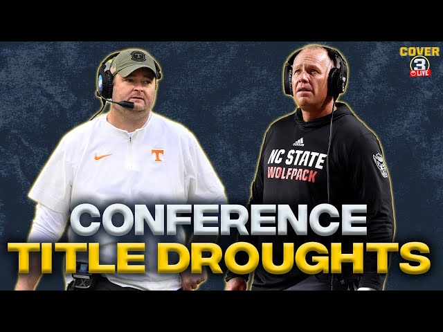 Conference Title Droughts: Chances Tennessee, NC State and Other Teams Snap The Streak in 2024