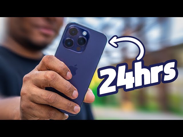 24 Hours with the iPhone 14 Pro...