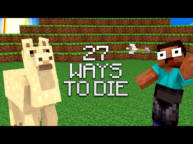 27 Ways To Die In Minecraft