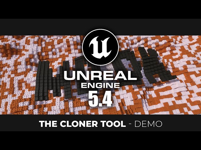Motion Design in Unreal Engine 5.4 -  The Cloner Example