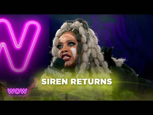 Siren Returns | WOW - Women Of Wrestling