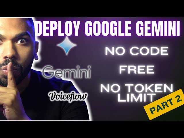 Unleash Google Gemini Pro with Voiceflow to Build Chatbots! 🚀  - PART 2