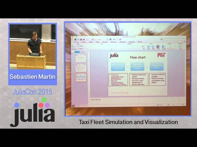 Sebastien Martin: Taxi fleet simulation and visualization