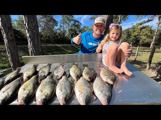 I got SO Lucky with the Giant Black Crappie! {Catch Clean Cook} Lake Okeechobee, Fl