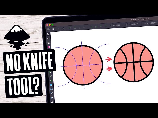 Inkscape’s Knife Tool Alternative | A Workaround For Slicing Objects