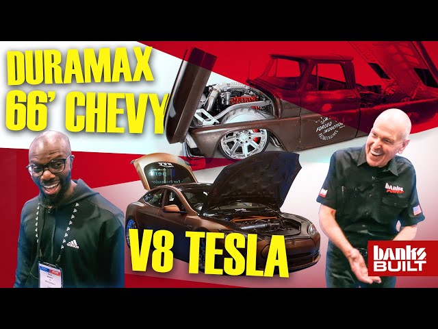 What does a Duramax-swapped '66 Chevy and a V8 Tesla have in common? | Banks Built Ep 44