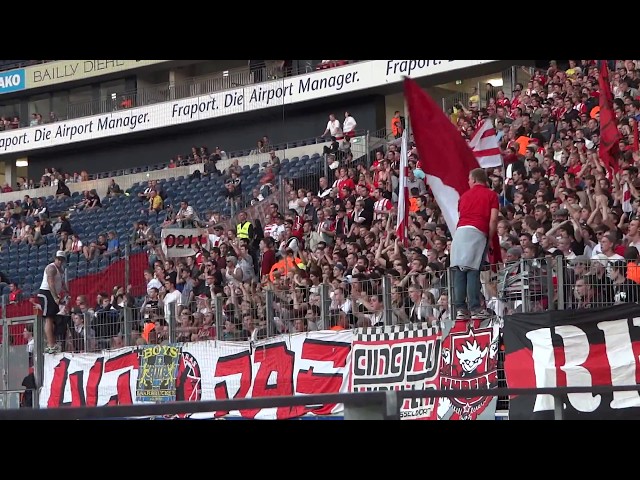 Ultras Fortuna Düsseldorf - Eintracht Frankfurt 1:1, Support Fortuna Fans