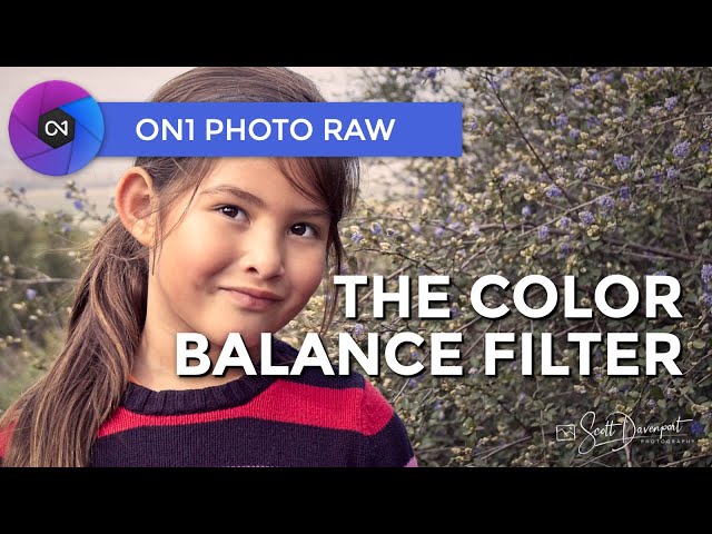 The Color Balance Filter - ON1 Photo RAW 2021