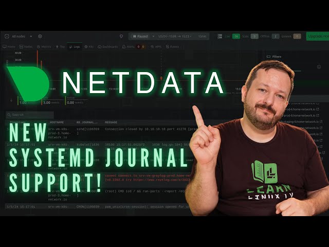 Netdata's Awesome New Feature: Systemd Journal Support Explained!