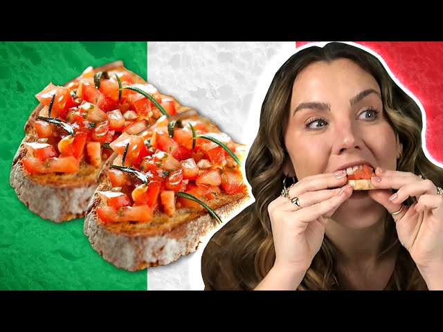 Irish People Try Italian Bruschetta