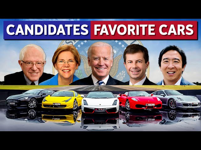 Every 2020 US Presidential Candidate's Favorite Car!