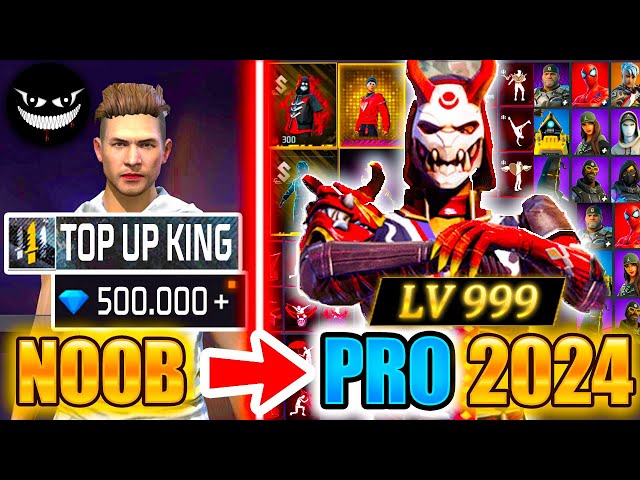 500.000💎DIAMONDS🔥*TOP UP KING*😱watch how many skins I got Free Fire